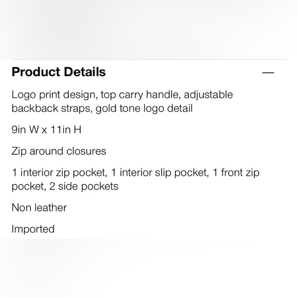 Juicy Couture Rosie logo printed backpack - Picture 2 of 6